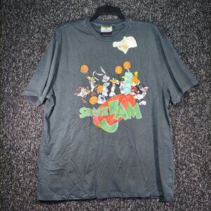 Space Jam Men Looney Tunes T-Shirt grey vintage 2XL
